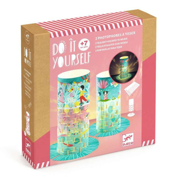 Djeco DIY Φτιάχνω Ρεσώ Υφαίνοντας Χάρτινες Λωρίδες "Χορεύτριες"