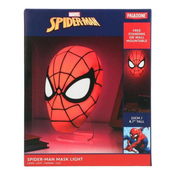 Paladone Marvel Spiderman Mask Led Neon Επιτοίχιο / Επιτραπέζιο Φωτιστικό (PP11357SPMV2VN)