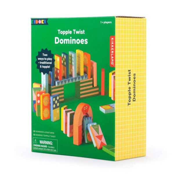 Kikkerland Ξυλινο Ντομινο Topple Twist