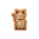 Kikkerland Κουμπαράς Ξύλινος "Lucky Cat" (13,4 x 18 cm)