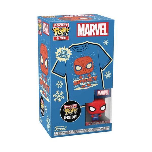 Φιγούρα Funko Pop! & Tee (Child): Marvel – Holiday Spiderman Vinyl Figure & T-Shirt (M)