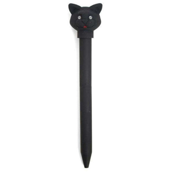 Kikkerland Cat Led Pen με Μαύρο Μελάνι