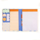 Kikkerland Inkerie Notepad με Sticky Notes Σετ και Στυλό (26,6 x 20,5 x 2 cm)