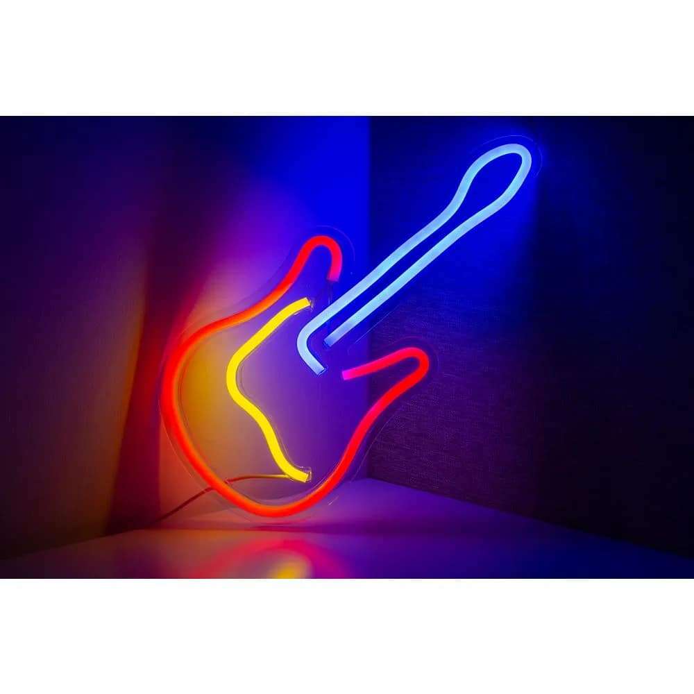 Φωτιστικό Neon LED με USB Guitar