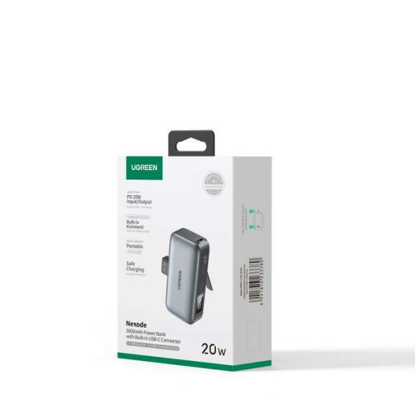 Ugreen Power Bank 5000mAh 20W PD PB503 35338 (Grey)