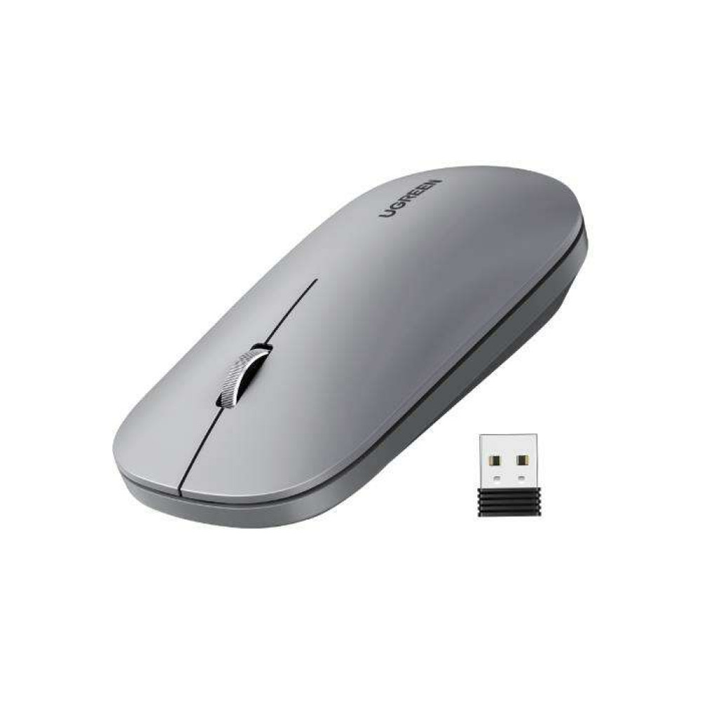 Ugreen MU001/90373 Ασύρματο Ποντίκι 2.4G (Light Gray)