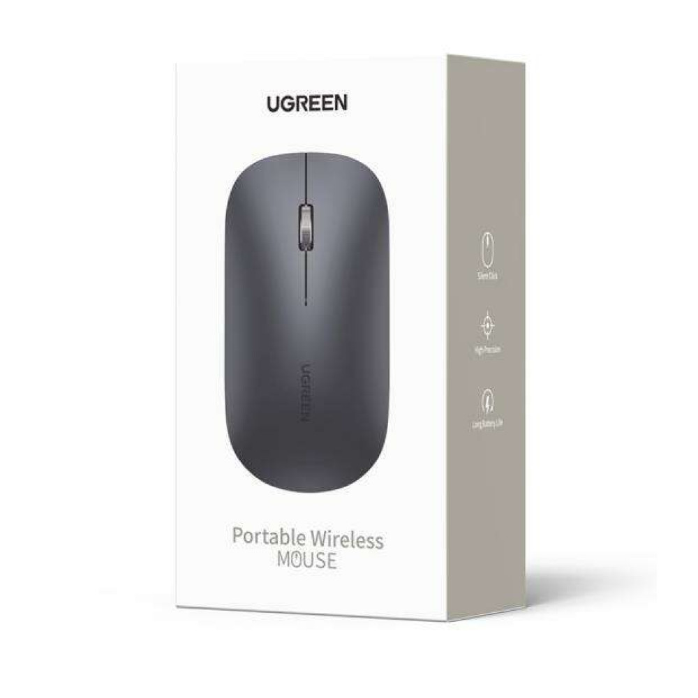 Ugreen MU001/90372 Ασύρματο Ποντίκι 2.4G (Μαύρο)