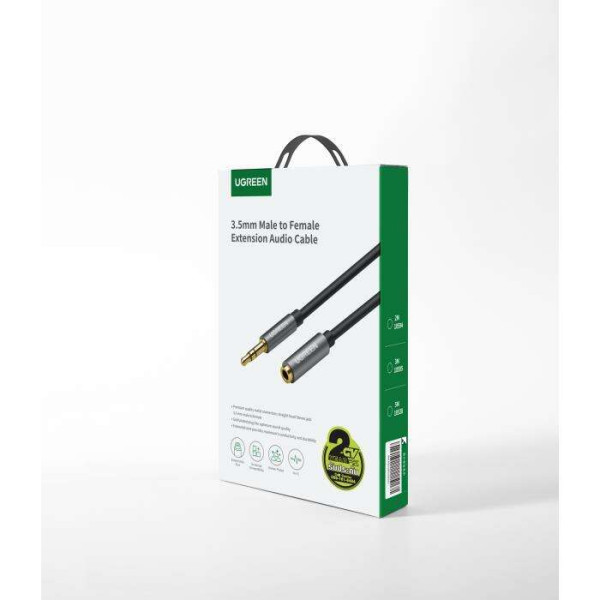 UGreen AV118/10595 Προέκταση mini Jack 3.5mm M/F 3m