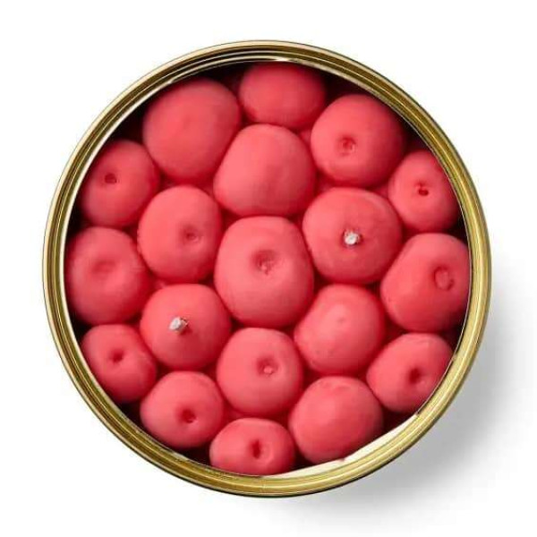 Candlehand Αρωματικό Φυτικό Κερί Γκουρμέ σε Κονσέρβα Fruity Cherry Candle Hand 260gr