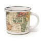 Legami Κούπα  "Travel" Porcelain Mug - Cup-Puccino 350 ml (Λευκό)