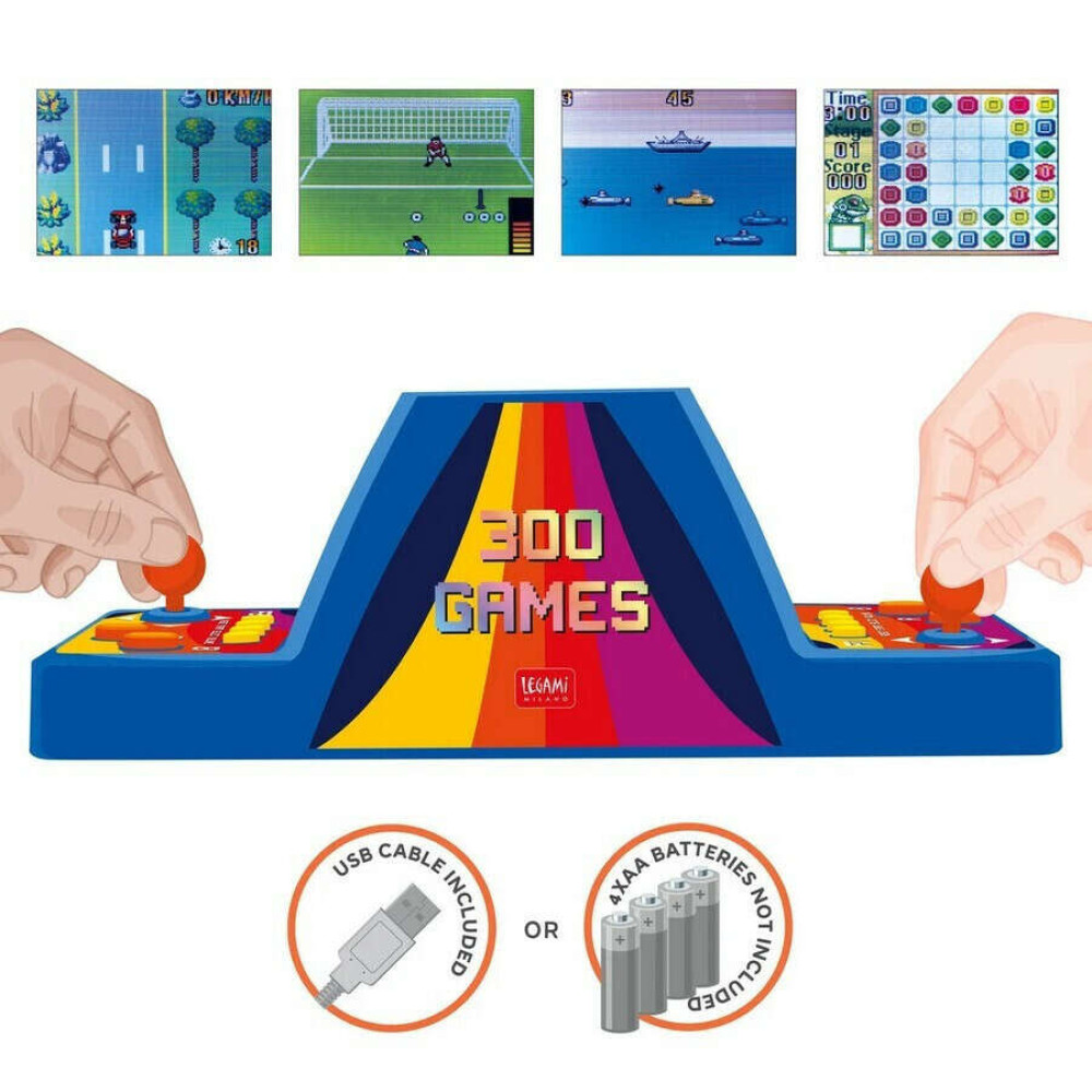 Legami HTH0001 Head-to-Head Arcade Game Console 300 παιχνιδιών