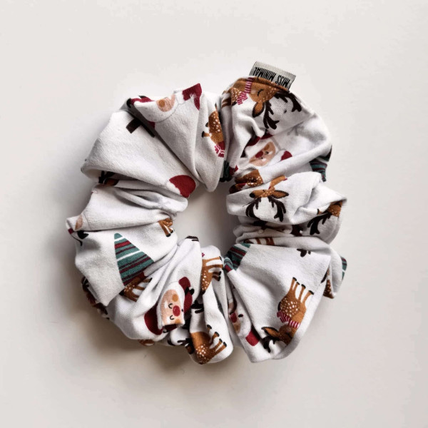 Miss Minimal Schrunchie Happy Santa