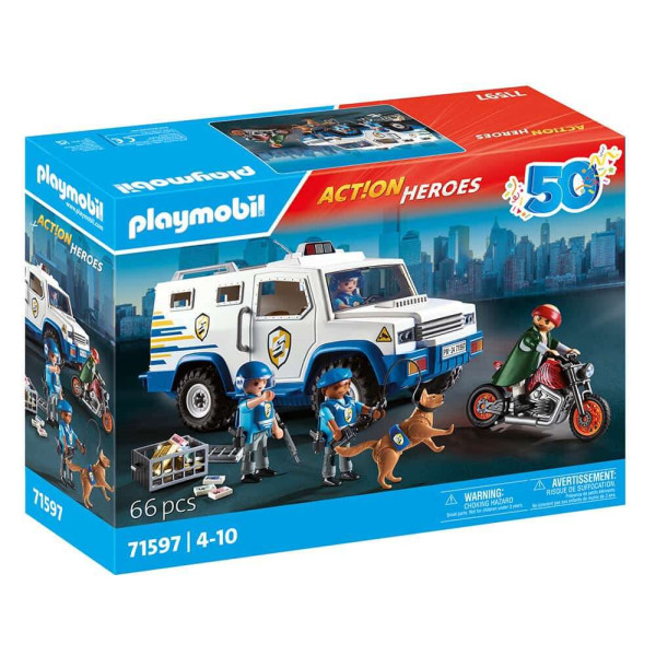 Playmobil Όχημα χρηματοαποστολής (71597)