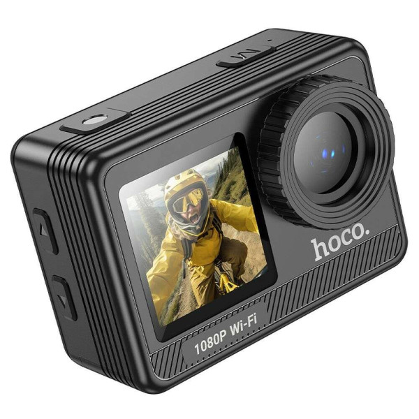 Hoco DV103 Action Camera με διπλή οθόνη 1080P/30fps (Μαύρο)