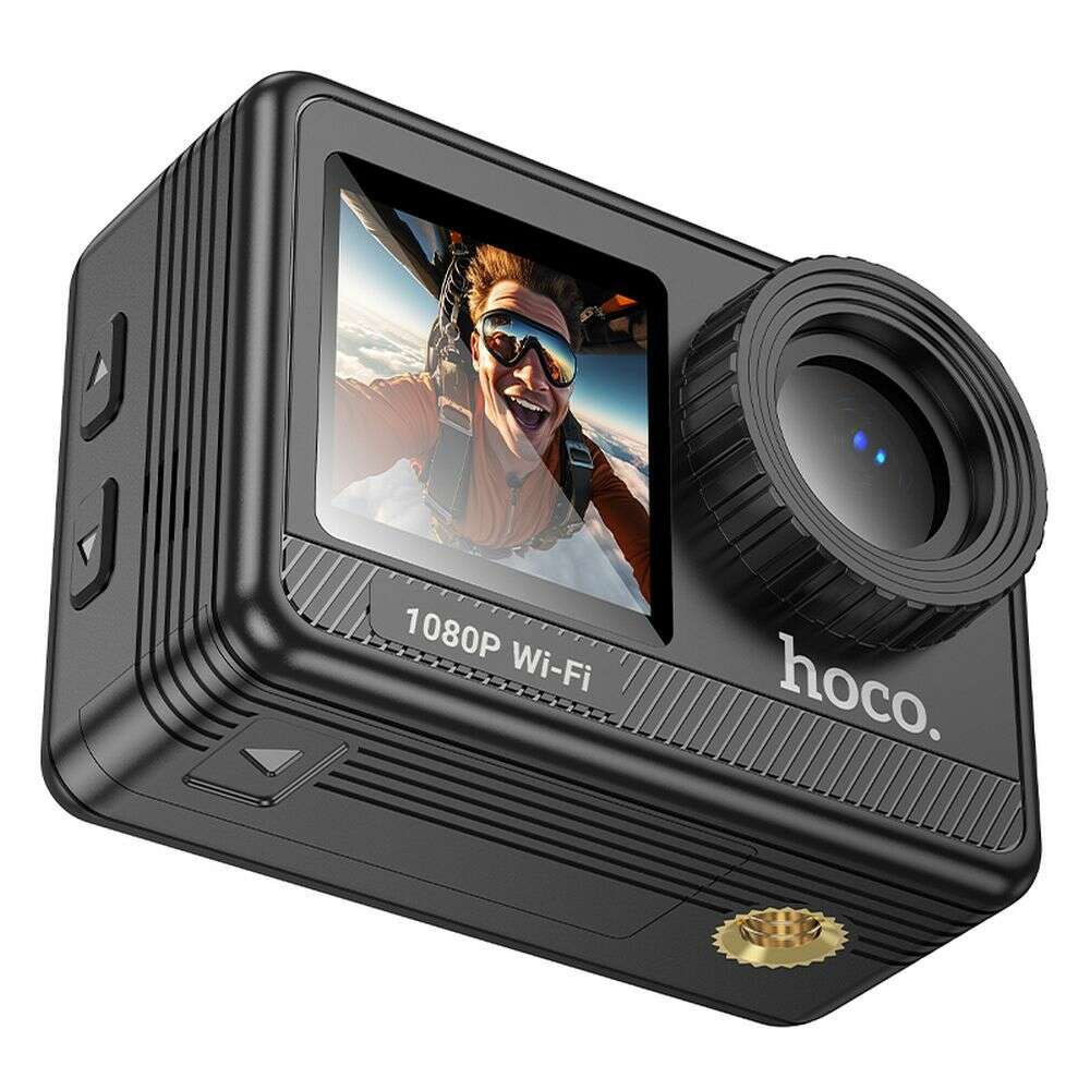 Hoco DV103 Action Camera με διπλή οθόνη 1080P/30fps (Μαύρο)