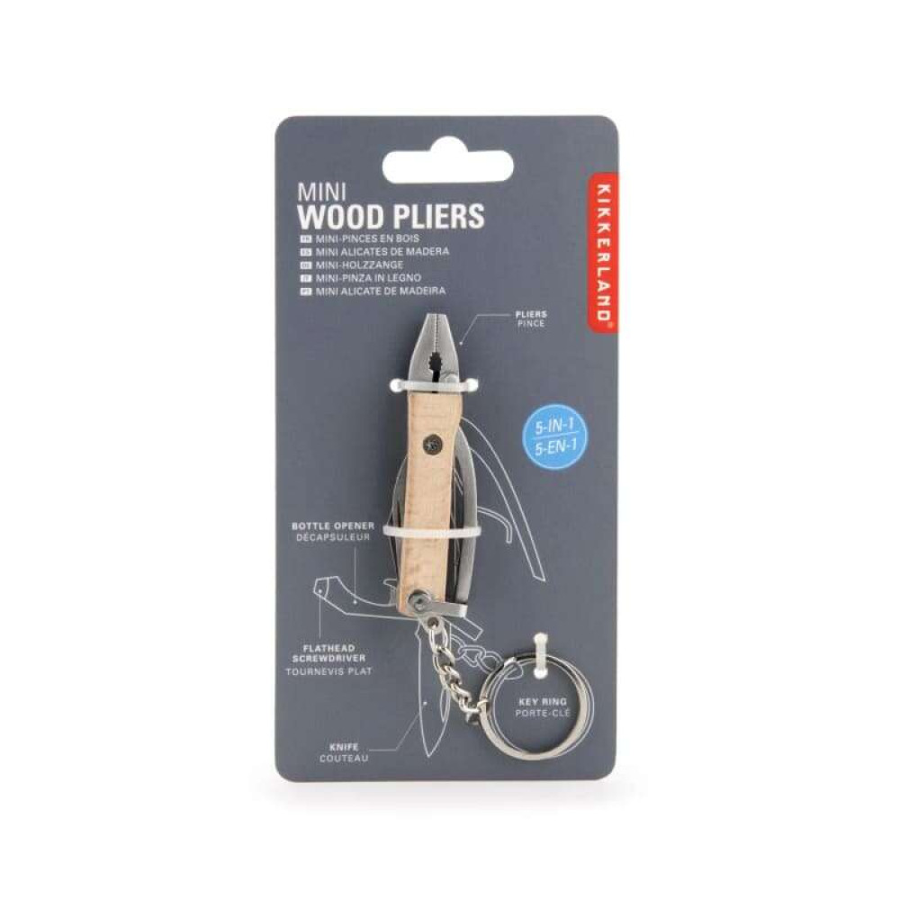 Kikkerland Mini Keychain Pliers - Πολυεργαλείο Μπρελόκ