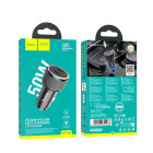 Hoco NZ14B Φορτιστής αυτοκινήτου 2 x Type-C QC PD 50W (Μαύρο)