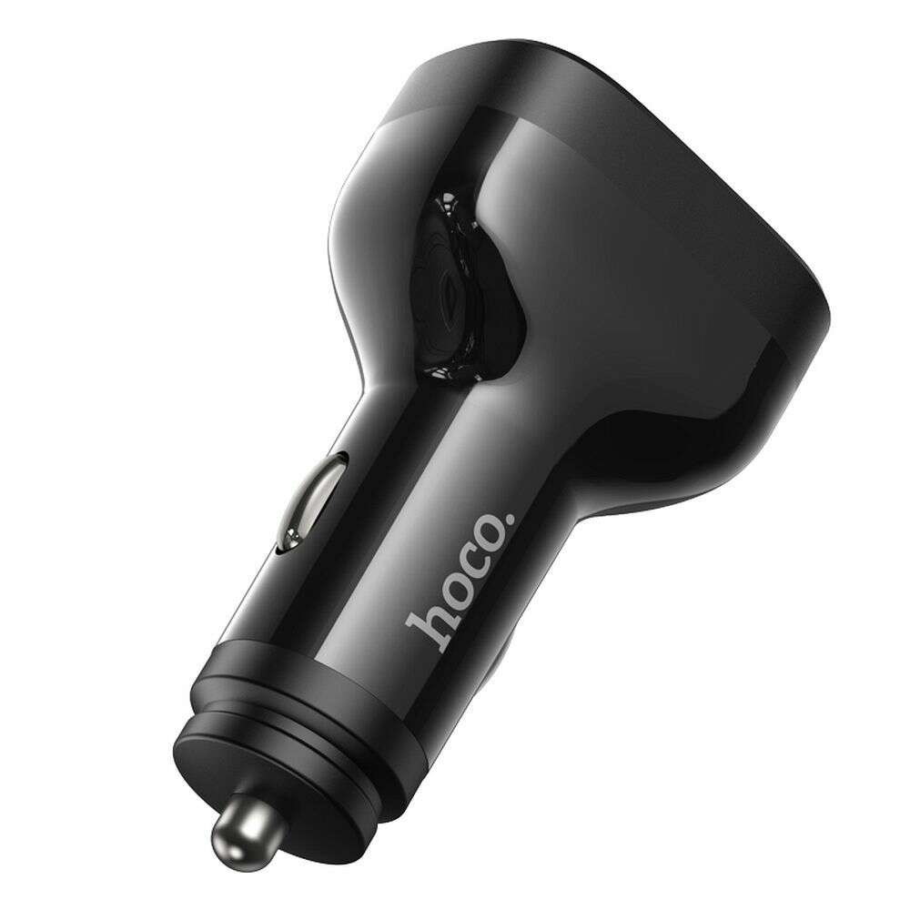 Hoco NZ11 Φορτιστής αυτοκινήτου 2 x USB A + 2 x Type-C PD QC 72W (Μαύρο)