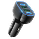 Hoco NZ11 Φορτιστής αυτοκινήτου 2 x USB A + 2 x Type-C PD QC 72W (Μαύρο)