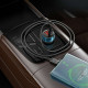 Hoco Z50 Φορτιστής αυτοκινήτου USB A + Type-C με οθόνη PD QC3.0 3A 48W (Μπλε)