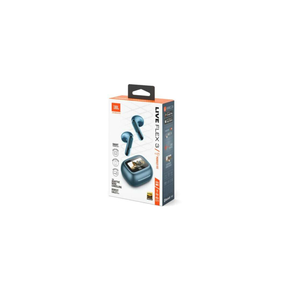 JBL Live Flex 3, True Wireless Ear-Buds Headphones (Μπλε)