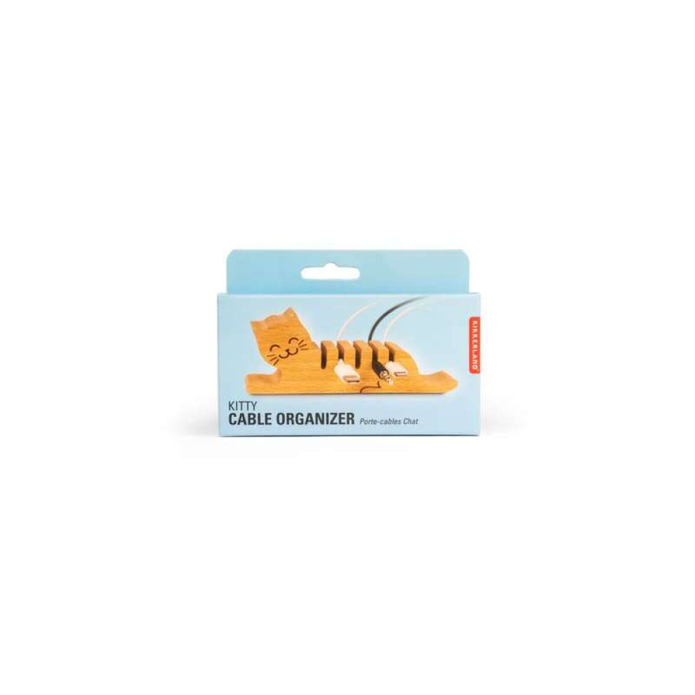 Kikkerland Kitty cable organizer - Θήκη οργάνωσης καλωδίων - Γάτα