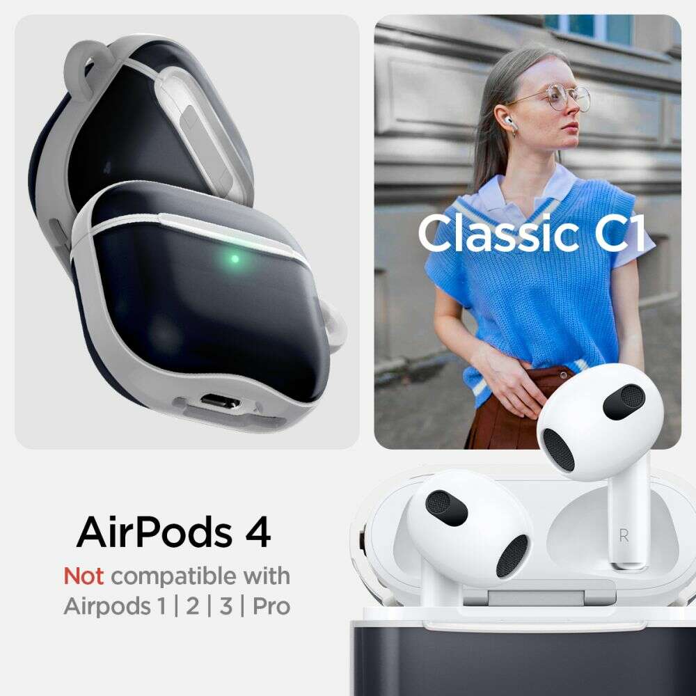 Spigen CLASSIC C1 Θήκη για Apple AirPods 4 (GRAPHITE)