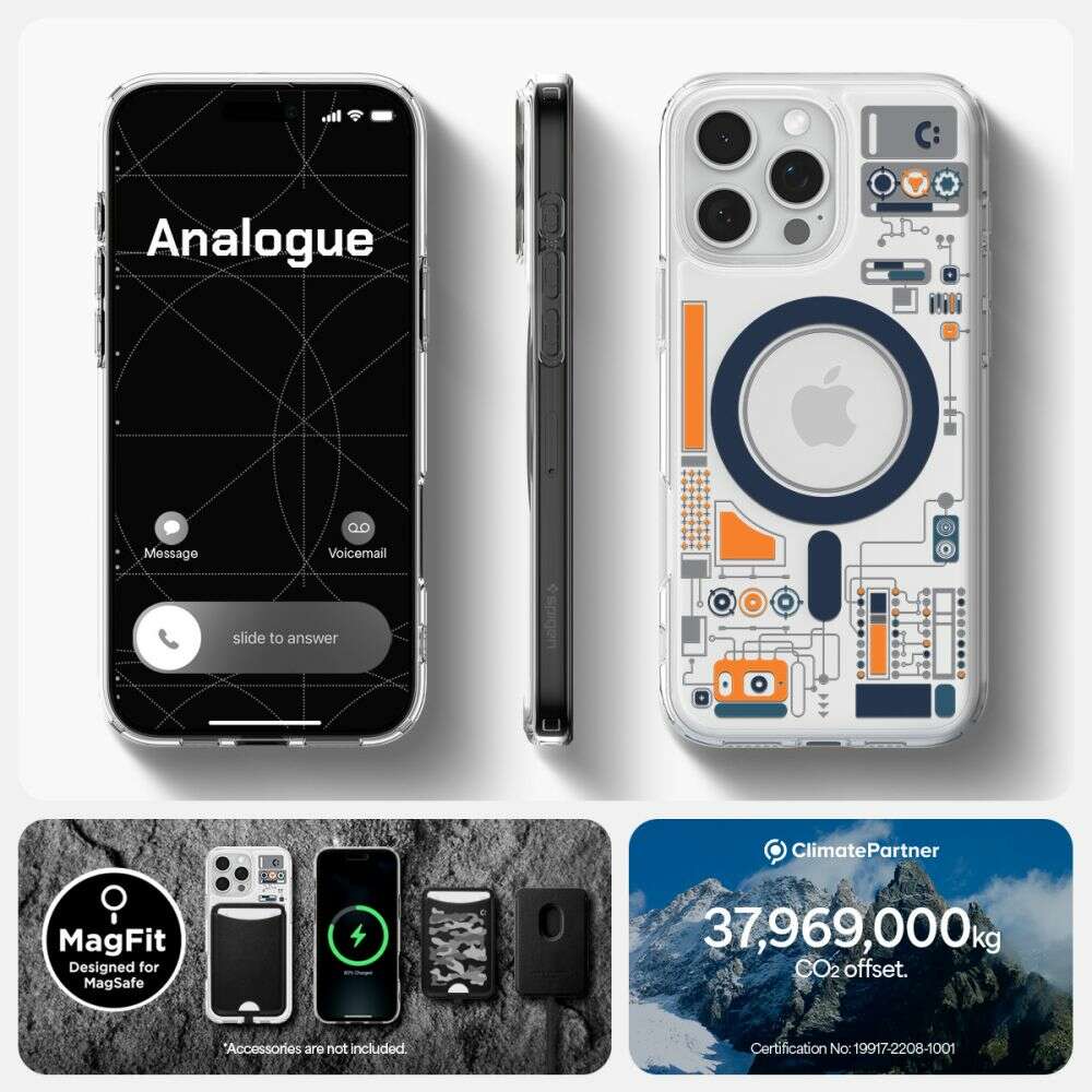 Spigen x Cyrill Ultra Hybrid Magsafe ANALOGUE Θήκη για Apple iPhone 16 Pro (Διάφανο) 