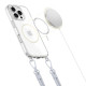 Tech-Protect Flexair Chain MagSafe θήκη για Apple iPhone 16 Pro GREY & PINK (Διάφανο)