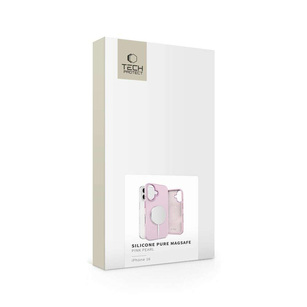 Tech-Protect Silicone Pure Magsafe θήκη για Apple iPhone 16 (PINK PEARL)