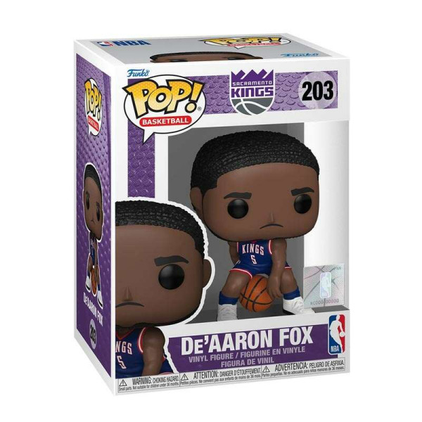 Φιγούρα Funko Pop! Basketball NBA: NBA Kings - De' Aaron Fox (City Edition 24-25) #203