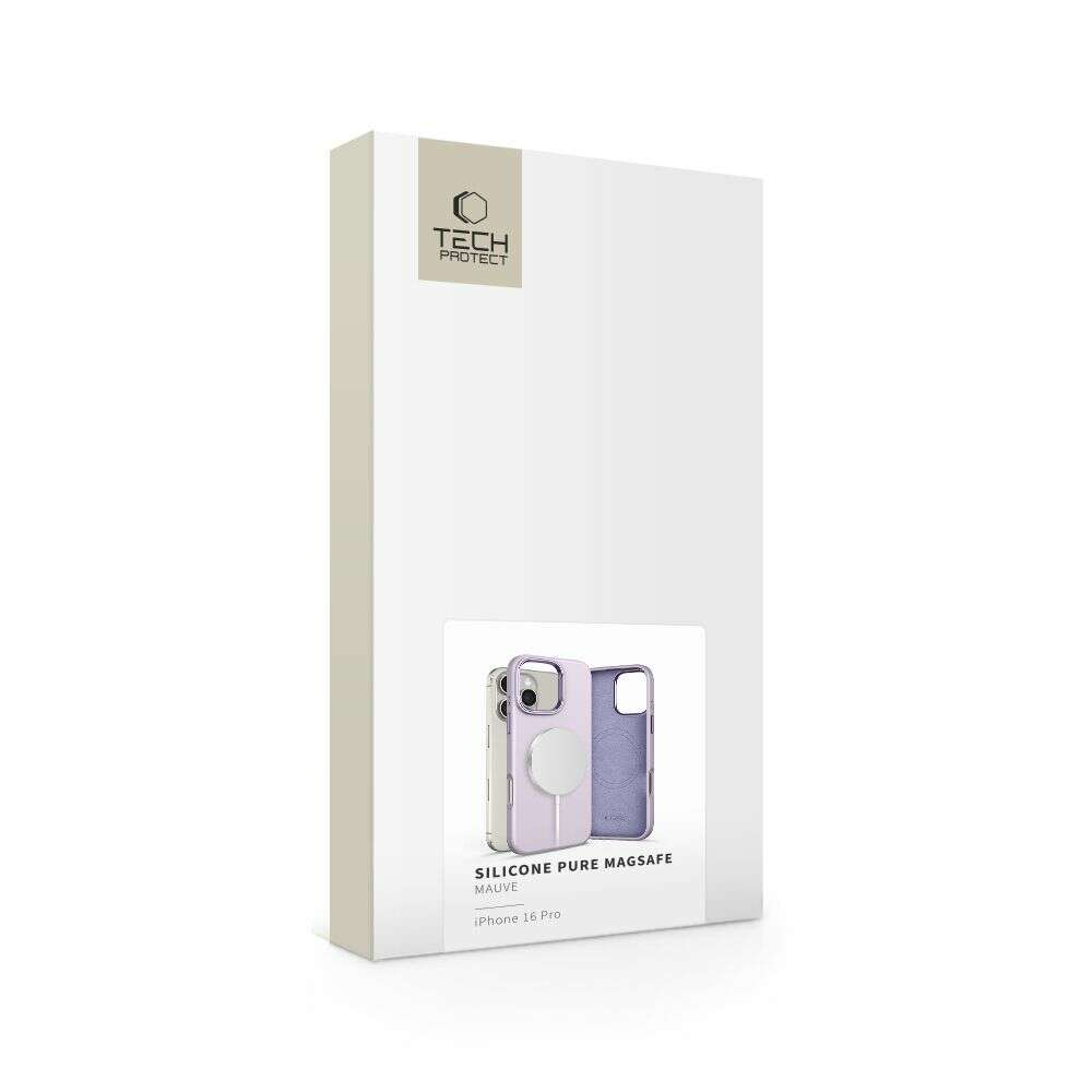 Tech-Protect Silicone Pure Magsafe θήκη για Apple iPhone 16 Pro Max (Μωβ)