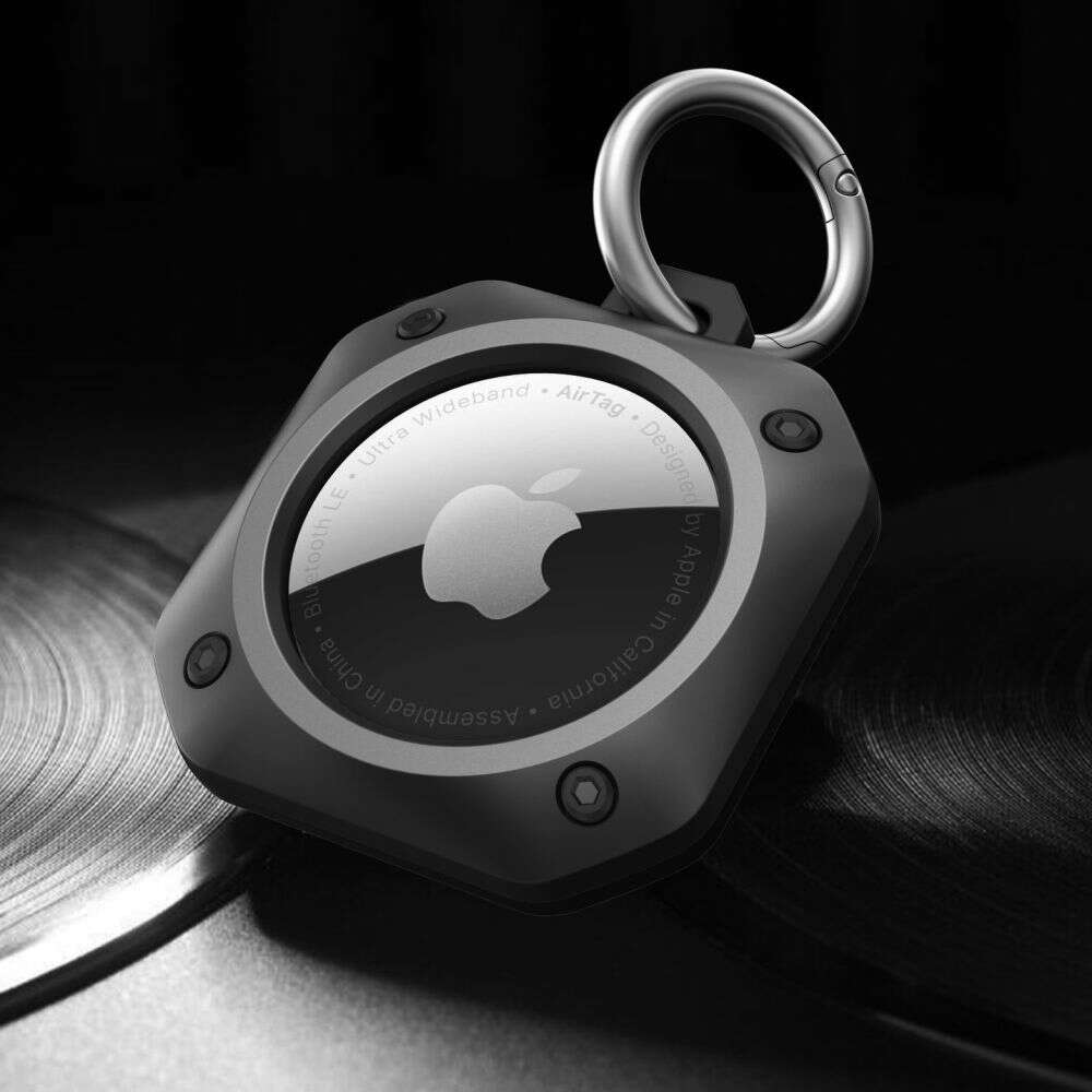 Tech-Protect Rough Pro Θήκη για Apple AirTag (Μαύρο)