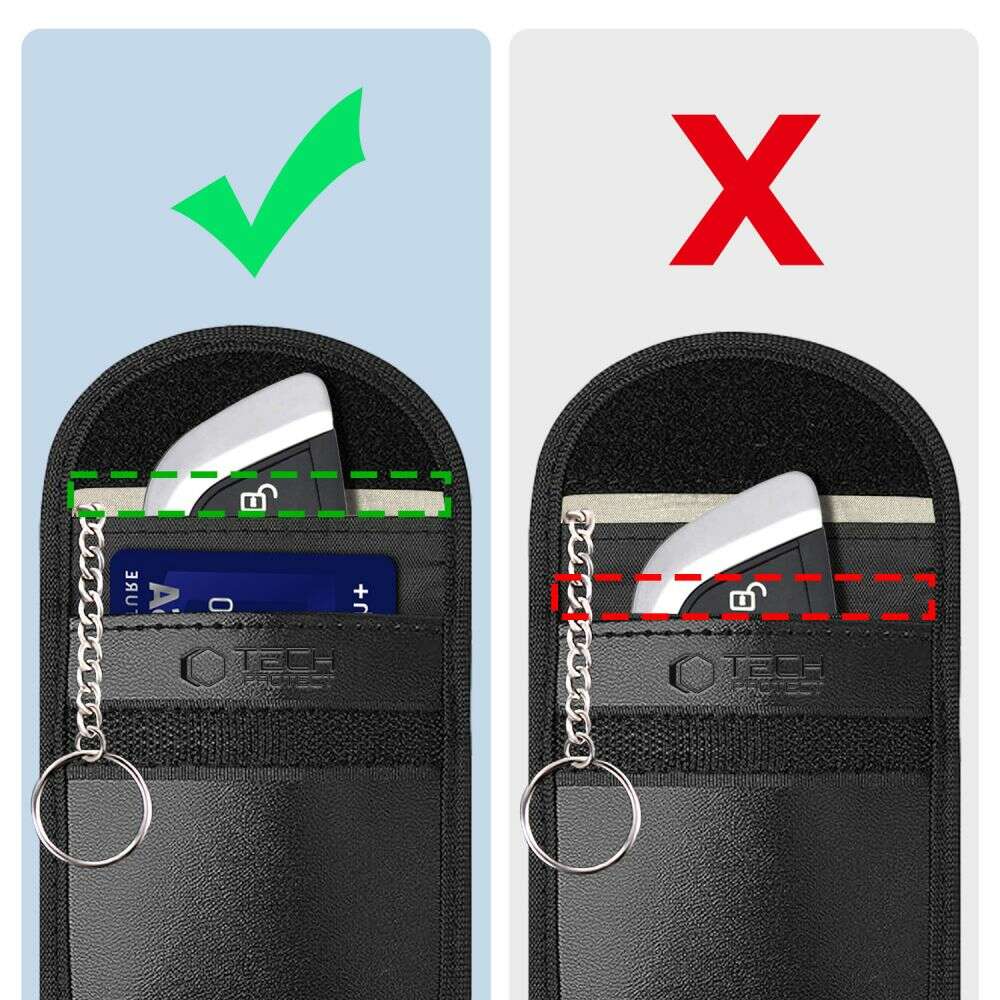 Tech-Protect KLR100 Θήκη Προστασίας Καρτών και Κλειδιών Keyless RFID Signal Blocker Case (Μαύρο)