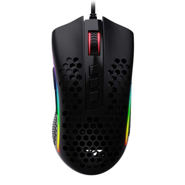 Redragon M808 RGB Storm Lightweight Ενσύρματο Gaming Ποντίκι (Μαύρο)