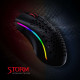 Redragon M808 RGB Storm Lightweight Ενσύρματο Gaming Ποντίκι (Μαύρο)