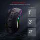 Redragon M808 RGB Storm Lightweight Ενσύρματο Gaming Ποντίκι (Μαύρο)