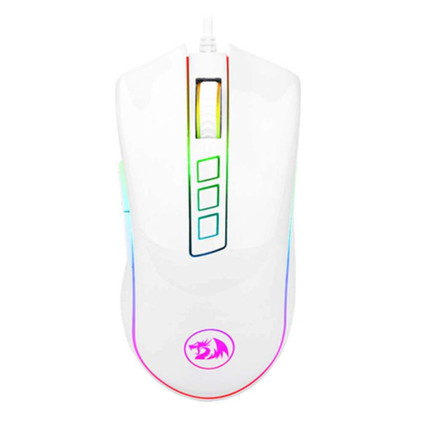 Redragon M711W Cobra Ενσύρματο Gaming Ποντίκι (Λευκό)