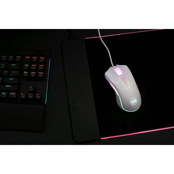 Redragon M711W Cobra Ενσύρματο Gaming Ποντίκι (Λευκό)