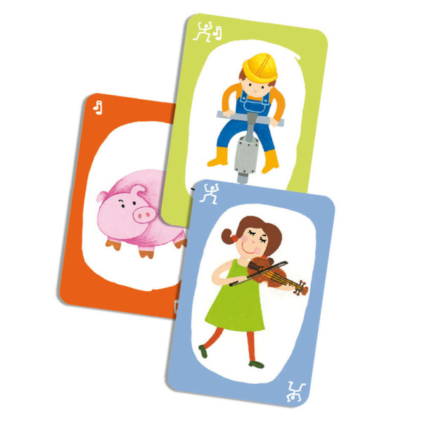 Djeco Επιτραπέζιο με Κάρτες Μίμησης Παντομίμα