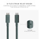 Native Union Καλώδιο USB-C σε USB-C Pro2 240W 2.4m (Slate Green)