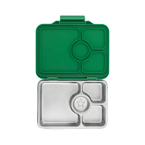 Yumbox Prêt Ανοξείδωτο Φαγητοδοχείο με 4 χωρίσματα (Pomme Green)