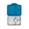 Yumbox Prêt Ανοξείδωτο Φαγητοδοχείο με 4 χωρίσματα (Normandy Blue)