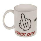 Κεραμική κούπα "Fuck Off"  (8 x10 cm)