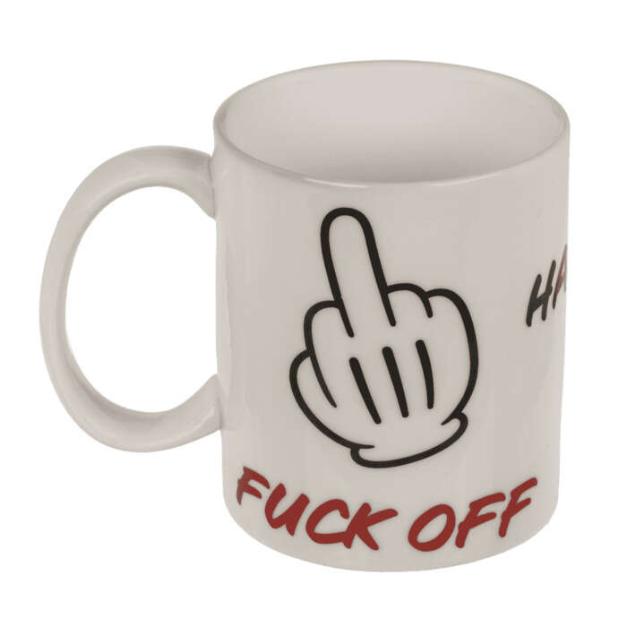 Κεραμική κούπα "Fuck Off"  (8 x10 cm)