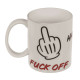 Κεραμική κούπα "Fuck Off"  (8 x10 cm)