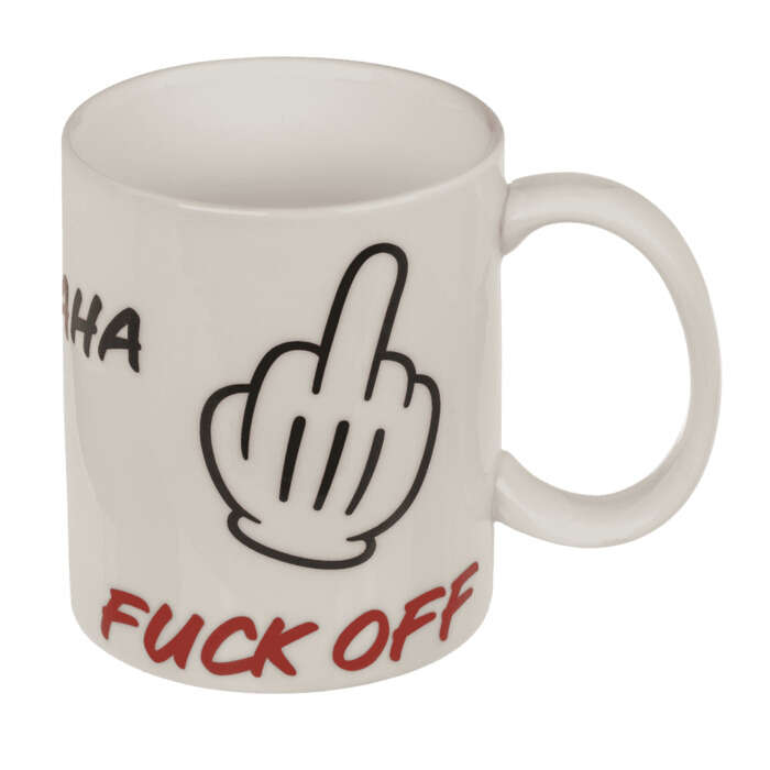 Κεραμική κούπα "Fuck Off"  (8 x10 cm)