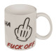 Κεραμική κούπα "Fuck Off"  (8 x10 cm)