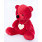 Βελούδινος Αρκούδος Beary "Σ' αγαπώ" 40cm - Κόκκινο