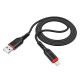 Καλώδιο Hoco X59 USB σε Lightning 2.4A 3m (Μαύρο)